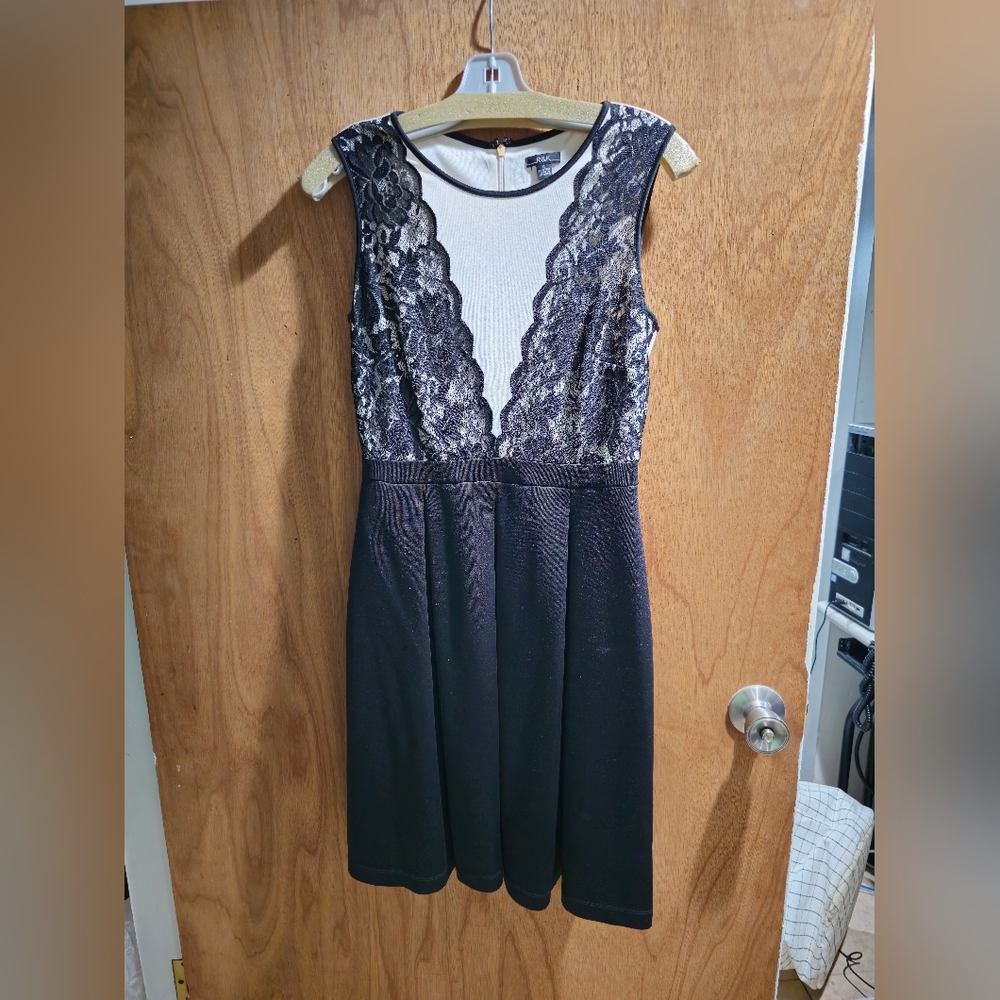 Black and white dress